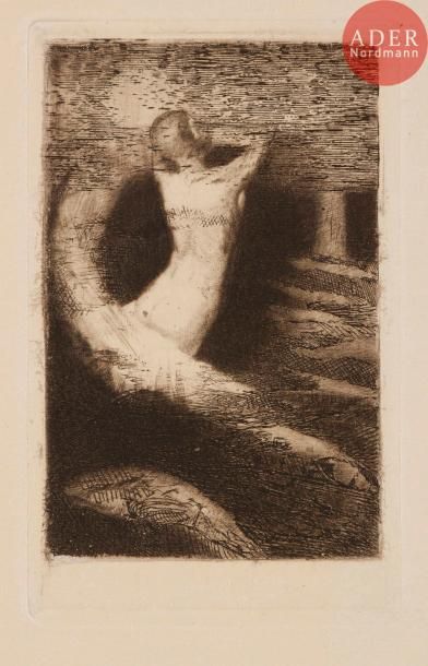 Odilon REDON Odilon REDON
Passage d’une âme. 1891. (Frontispice pour A. Remacle,...