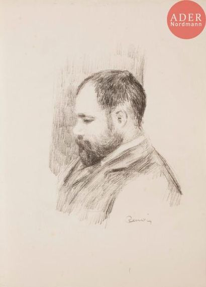 Pierre-Auguste Renoir Pierre-Auguste RENOIR
Ambroise Vollard. Vers 1904. Lithographie....