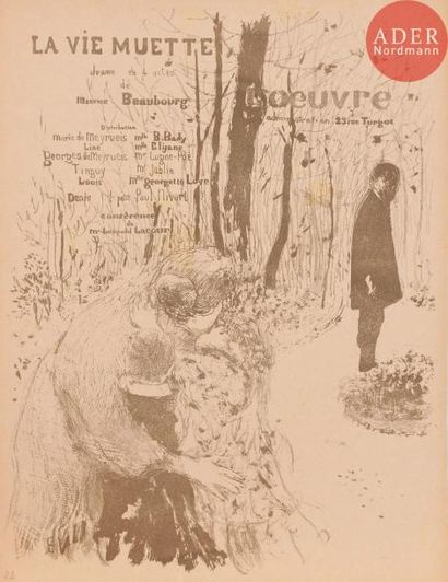 ÉDOUARD VUILLARD Édouard VUILLARD
La Vie muette. Programme pour le Théâtre de l’œuvre....