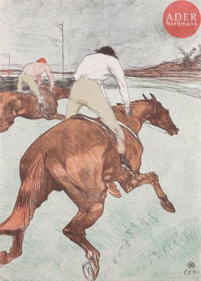 HENRI DE TOULOUSE-LAUTREC Henri de TOULOUSE-LAUTREC
Le Jockey. 1899. Lithographie....