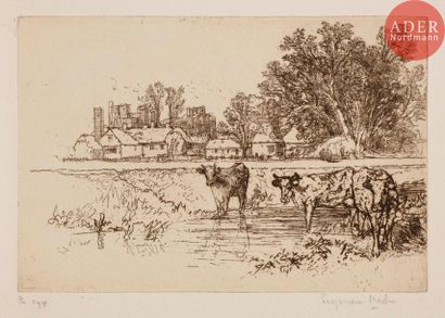 Sir Francis SEYMOUR HADEN Sir Francis SEYMOUR HADEN
 Cowdray Castle (with Cows)....
