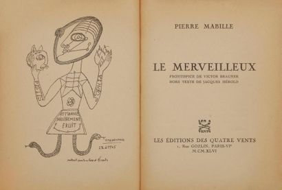null [BRAUNER (Victor) - HÉROLD (Jacques)] - MABILLE (Pierre).
Le Merveilleux.
Paris...