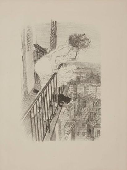 null STEINLEN (Théophile).
Chansons de Montmartre.
[Paris : L. Carteret et co, 1899]....