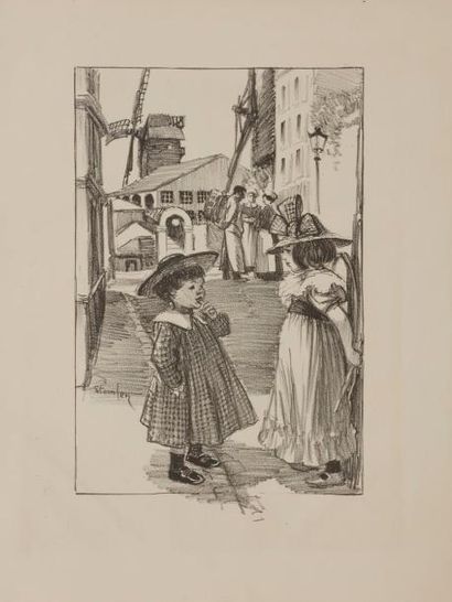 null STEINLEN (Théophile).
Chansons de Montmartre.
[Paris : L. Carteret et co, 1899]....