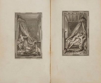 null BOCCACE.
Le Decameron.
Londres [Paris], 1757-1761. — 5 volumes in-8, 197 x 125...