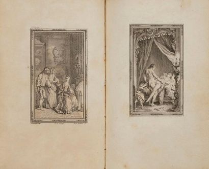 null BOCCACE.
Le Decameron.
Londres [Paris], 1757-1761. — 5 volumes in-8, 197 x 125...
