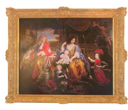 null D’après Pierre MIGNARD
La Famille du Grand Dauphin
Cadre de style Louis XV
Dimensions...