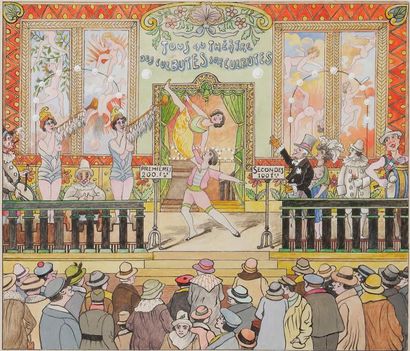 null A. LAVOLLEE (XIXe-XXe siècle)
La Parade
Encre et aquarelle.
Signée en bas à...
