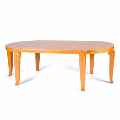 null André ARBUS (1903-1969)
Grande table de salle à manger en sycomore et placage...