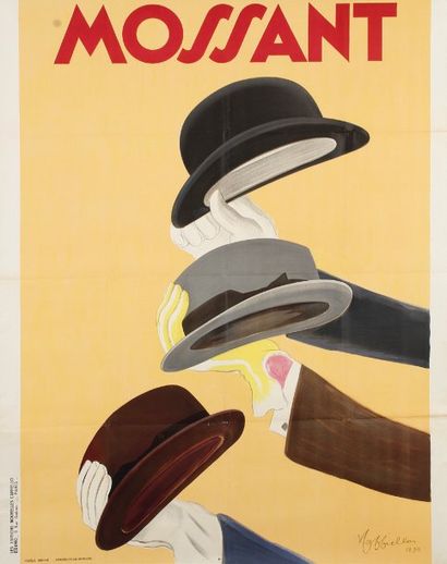 Leonetto CAPPIELLO Chapeau Mossant. 1938. Non entoilée. Bon état. Emargée en haut...