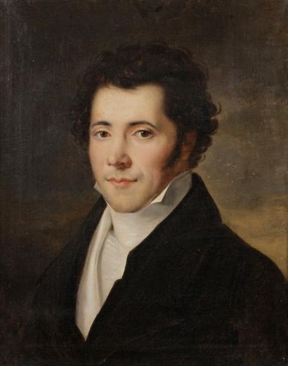 null Gustave de GALARD 
(L’Isle-Bouzon 1779 - Bordeaux 1841)
Portrait d’homme en...