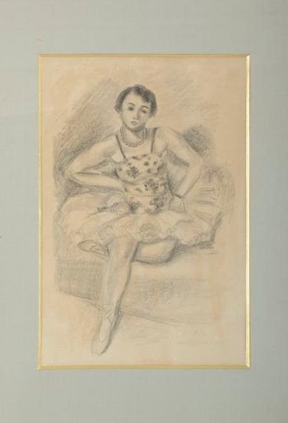 null Henri Matisse (1869-1954)
Danseuse assise, une jambe repliée. Pl. de la suite...