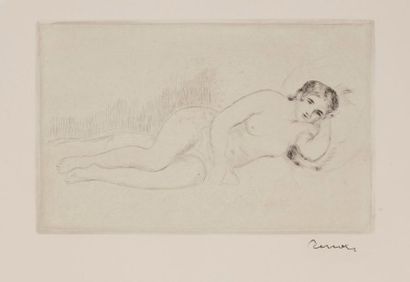 null Pierre-Auguste Renoir (1841-1917)
Femme nue couchée (tournée à droite) (1re...