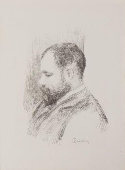 null Pierre-Auguste Renoir (1841-1917)
Ambroise Vollard. Vers 1904. Lithographie....