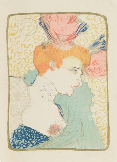 null Henri de Toulouse-Lautrec (1864-1901)
Mademoiselle Marcelle Lender en buste....