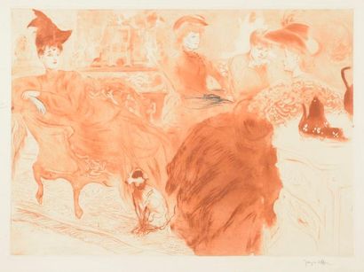 null Jacques Villon (Gaston Duchamp, dit) (1875-1963)
Le Potin. 1904. Pointe sèche...