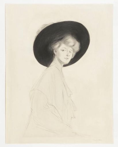 null Jacques Villon (Gaston Duchamp, dit) (1875-1963)
Miss Evelyne. 1908. Pointe...