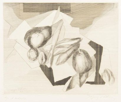 null Jacques Villon (Gaston Duchamp, dit) (1875-1963)
Nature morte aux noix. 1929....