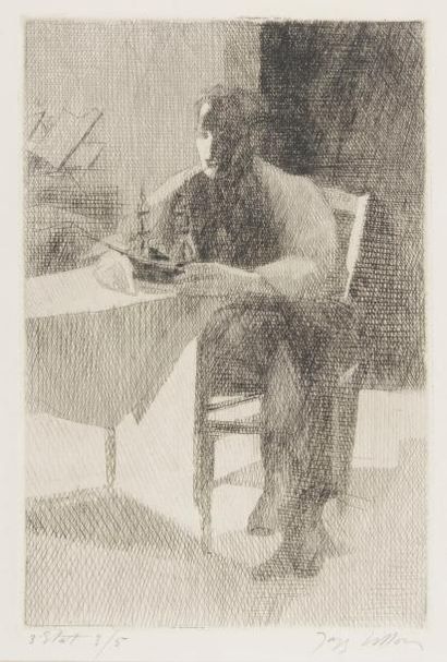 null Jacques Villon (Gaston Duchamp, dit) (1875-1963)
L’Aventure. 1935. Eau-forte....