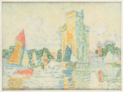 null Jacques Villon (Gaston Duchamp, dit) (1875-1963)
Le Port de la Rochelle. 1925-1926....