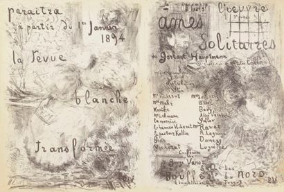 null Édouard Vuillard (1868-1940)
Âmes solitaires de G. Hauptmann. Programme pour...