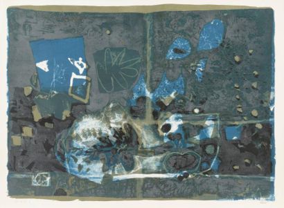 null Antoni Clavé (1913-2005)
Sujets divers (Composition en bleu ; Roi ; Feuille...