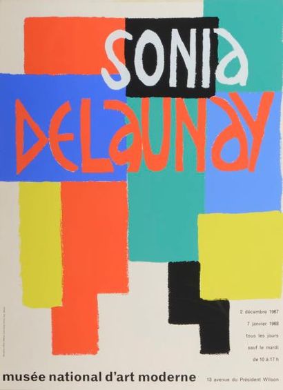 null Sonia Delaunay-Terk (1885-1979)
Affiche pour l’exposition Sonia Delaunay, Musée...
