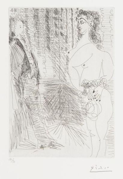 null Pablo Picasso (1881-1973)
Cabinet particulier. Degas et une fille. (Les 156,...