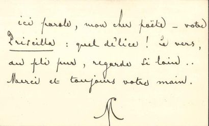 null Stéphane MALLARMÉ. L.A.S. du monogramme « SM », Paris Mai [4 juin 1895], à Charles...