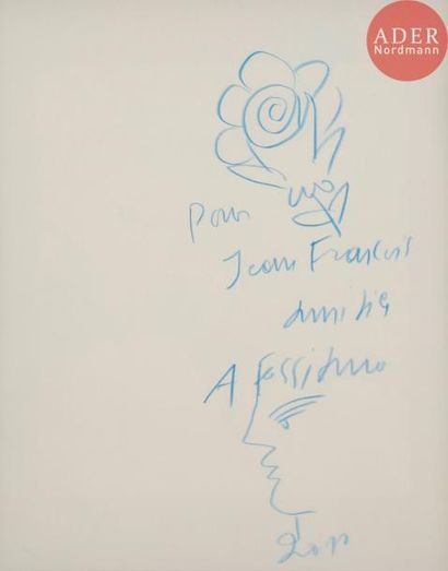 null Alexandre FASSIANOS [grec] (né en 1935)
Fleur
Pastel gras.
Signé et dédicacé...
