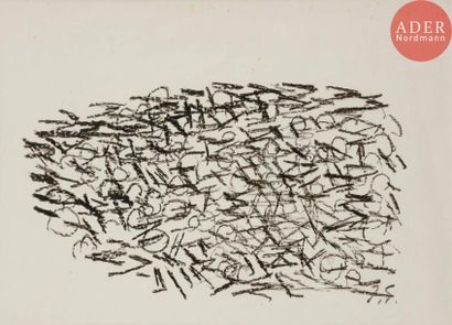 null Jacques GERMAIN (1915-2001)
Composition
Crayon gras sur papier.
Porte le cachet...