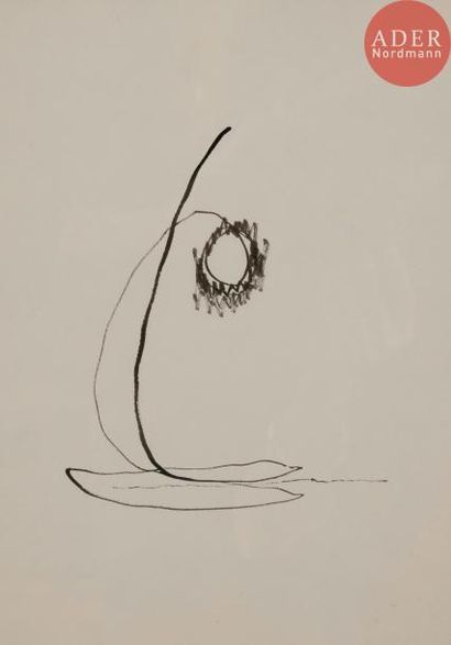 null Charlotte HENSCHEL [allemande] (1905-1985)
Compositions
6 encres ou crayon (1).
Non...
