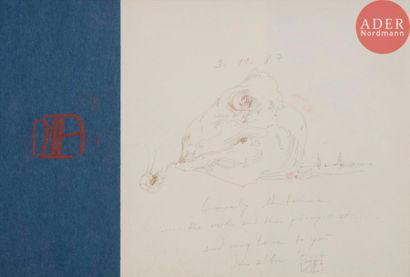 null Horst JANSSEN (1929-1995)
Composition, 1987
Encre.
Signée, datée et dédicacée...