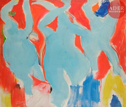 null Raymond MOISSET (1906-1994)
Composition, 1968
Huile sur toile.
Signée en bas...