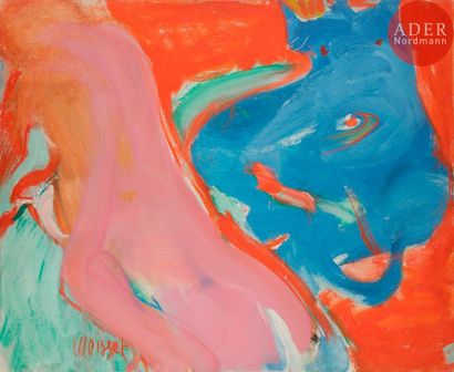 null Raymond MOISSET (1906-1994)
Composition, 1978
Huile sur toile.
Signée en bas...