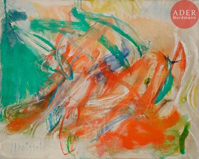 null Raymond MOISSET (1906-1994)
Composition
Huile sur toile.
Signée en bas à gauche.
65...