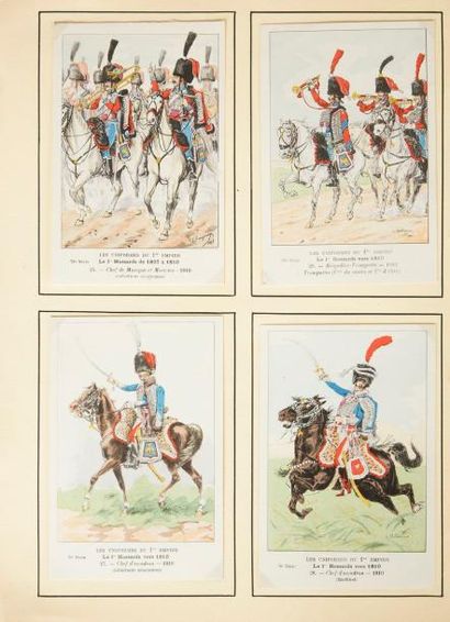 null BUCQUOY
Ensemble de 1701 cartes présentant les unités et les uniformes de l’armée...
