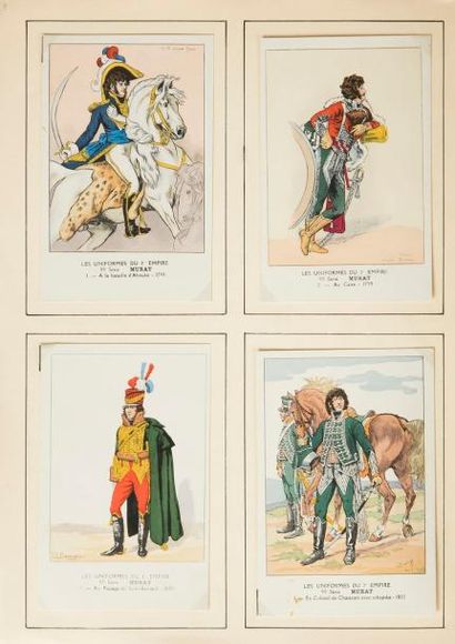 null BUCQUOY
Ensemble de 1701 cartes présentant les unités et les uniformes de l’armée...