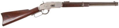 null Carabine Winchester modèle 1873 « King’s Improvment », calibre 44. 
Canon de...