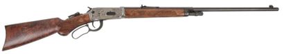 null Rifle Winchester « Winchester Centennial », calibre 30 WCF. 
Canon rond puis...