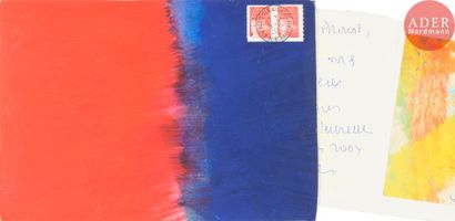 null Yves ALCAÏS (né en 1938)
Compositions abstraites
2 gouaches sur cartons contrecollés...