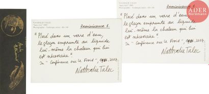 null Nathalie TALEC (née en 1960)
Let it blood d'après watercolours series, 2007.
Encre...