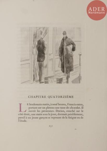 null [LABOUREUR (Jean-Émile)] - WILDE (Oscar).
Le Portrait de Dorian Gray. Traduction...