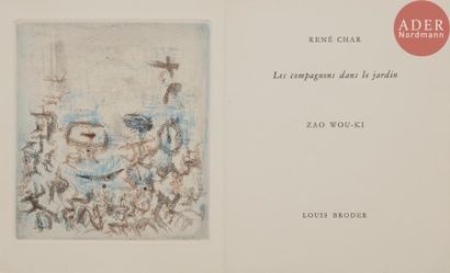 null [WOU-KI (Zao)] - CHAR (René).
Les Compagnons dans le jardin.
[Paris] : Louis...