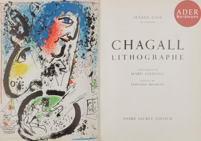 null [CHAGALL (Marc)].
Chagall lithographe.
Monte-Carlo : André Sauret, [1960-1969]....