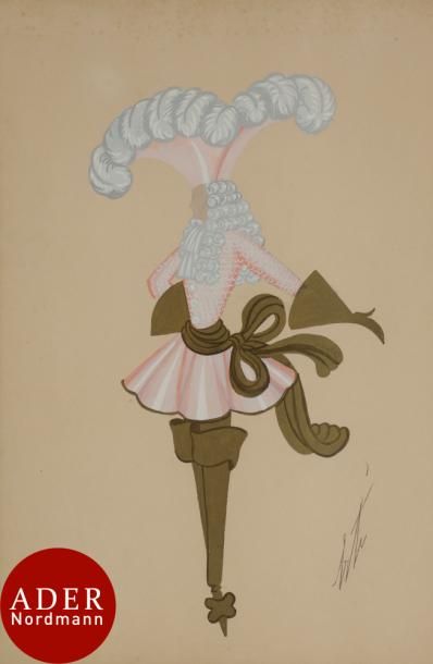 null Romain de Tirtoff, dit ERTÉ (1892-1990)
Le Cocher - costume pour Les Noces du...