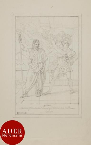 null Attribué au baron GÉRARD (Rome 1770 - Paris 1837)
Un lot de trois dessins pour...