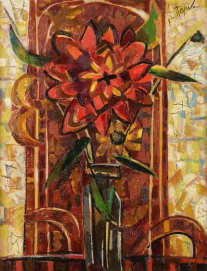 null Louis LATAPIE (1891-1972)
Vase de fleurs
Huile sur toile.
Signée en haut à droite.
65 x 50 cm

Un...
