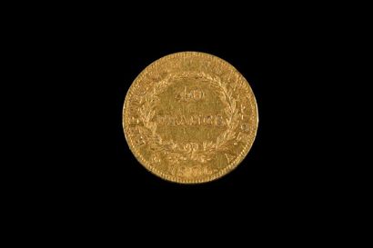  NAPOLEON I (1804-1815). 40 francs tête nue, 1806-A=Paris. Ga.108.2 Fr.481 KM.675.1...