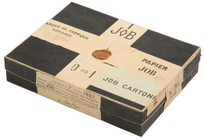 null Tabac, papier à tabac, JOB, 1857
Boîte de papiers à rouler dans son carton d’origine,...